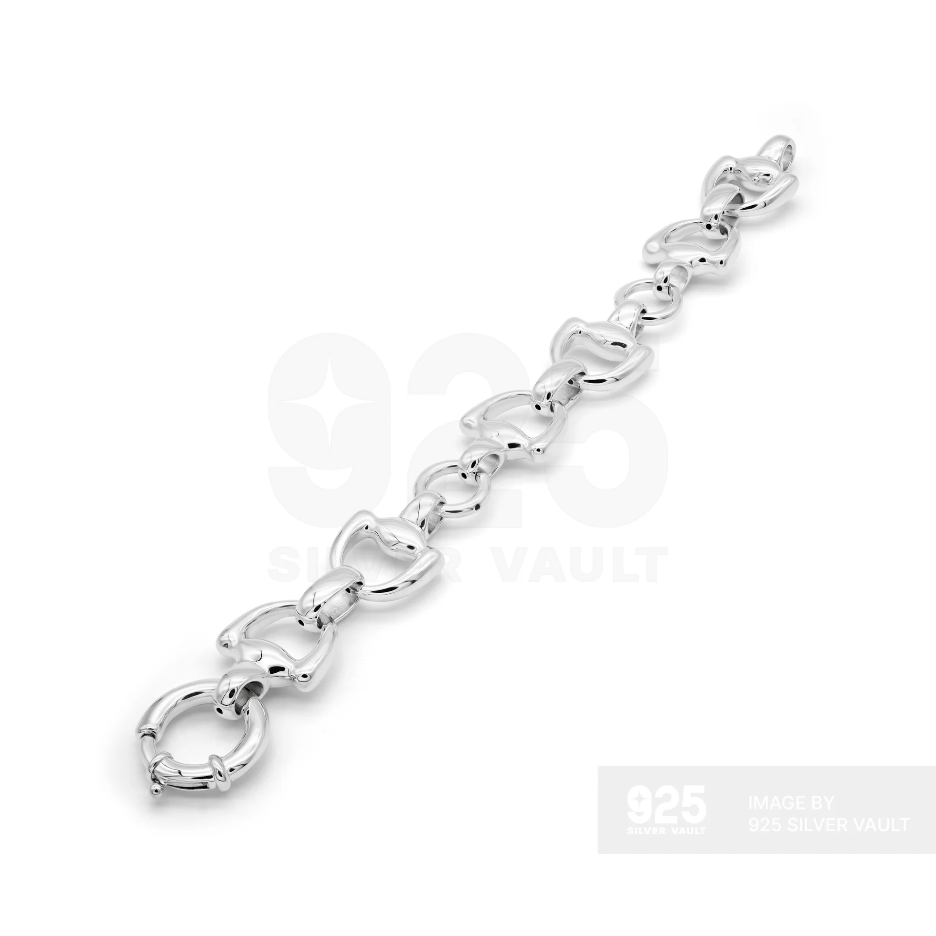 Equestrian Multi-Ring Chain Bracelet