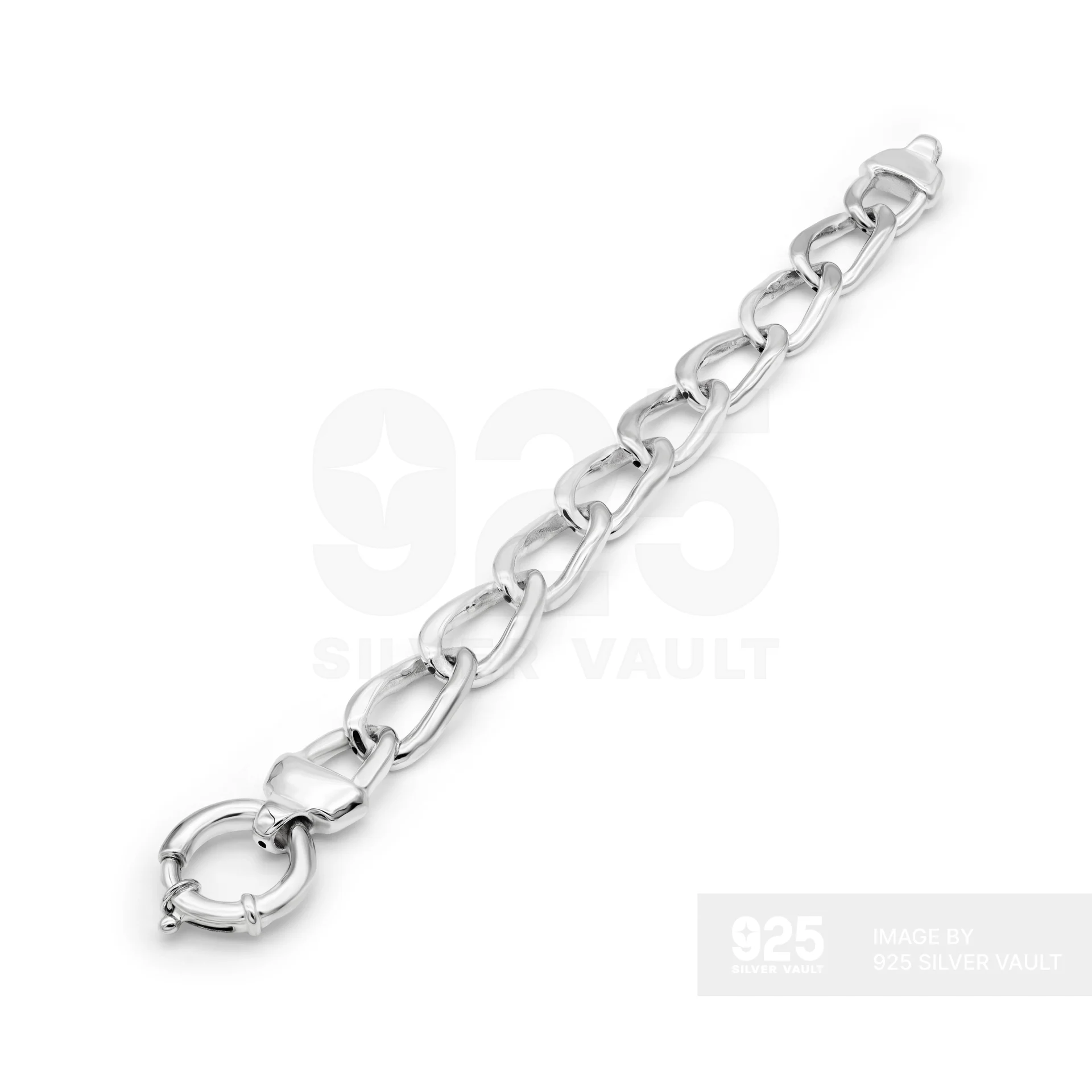 Twisted Curb Link Chain Bracelet - Image 2