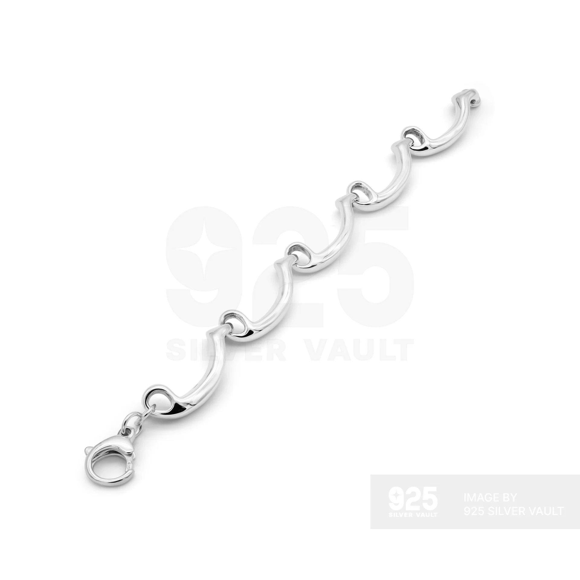 Paisley Curve Chain Bracelet - Image 2