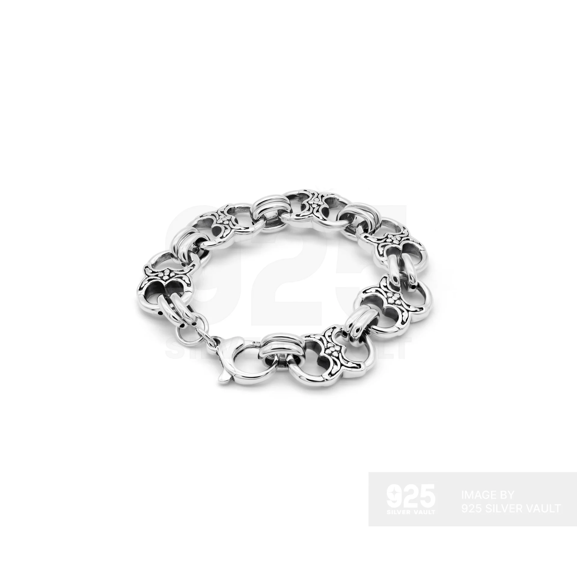 Double-Lobe Filigree Link Chain - Image 2