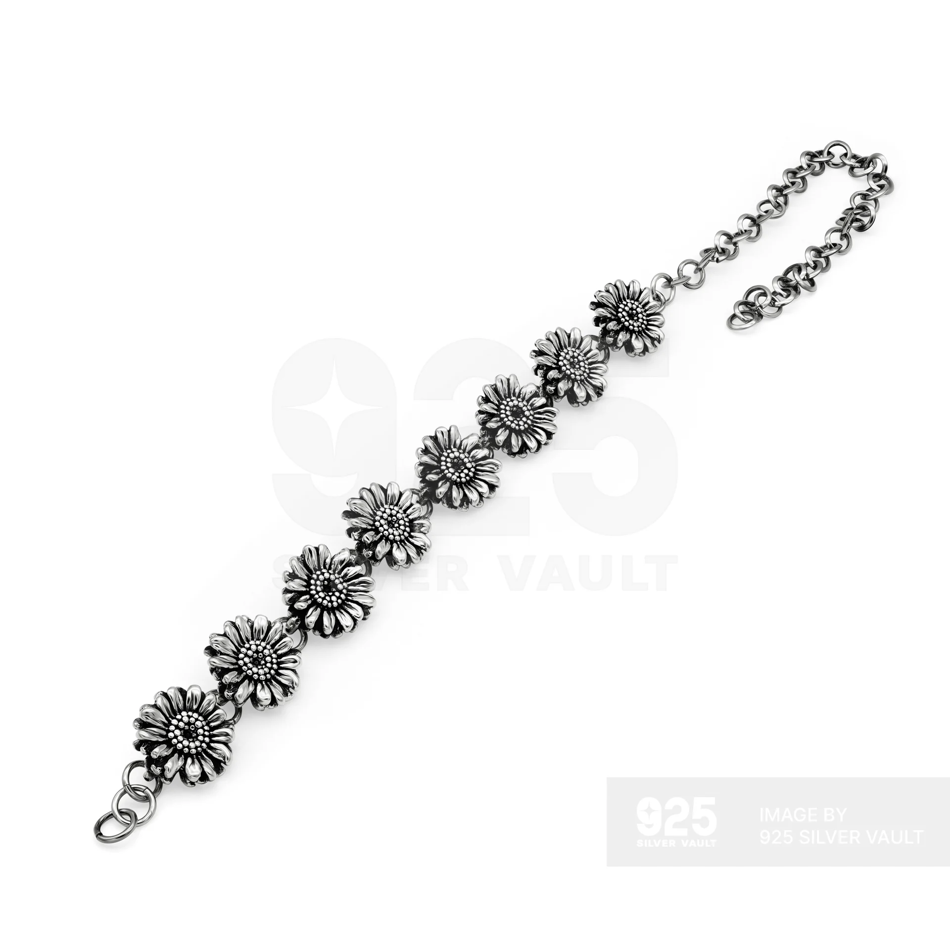 Sunflower Chain Bracelet/Necklace – Floral