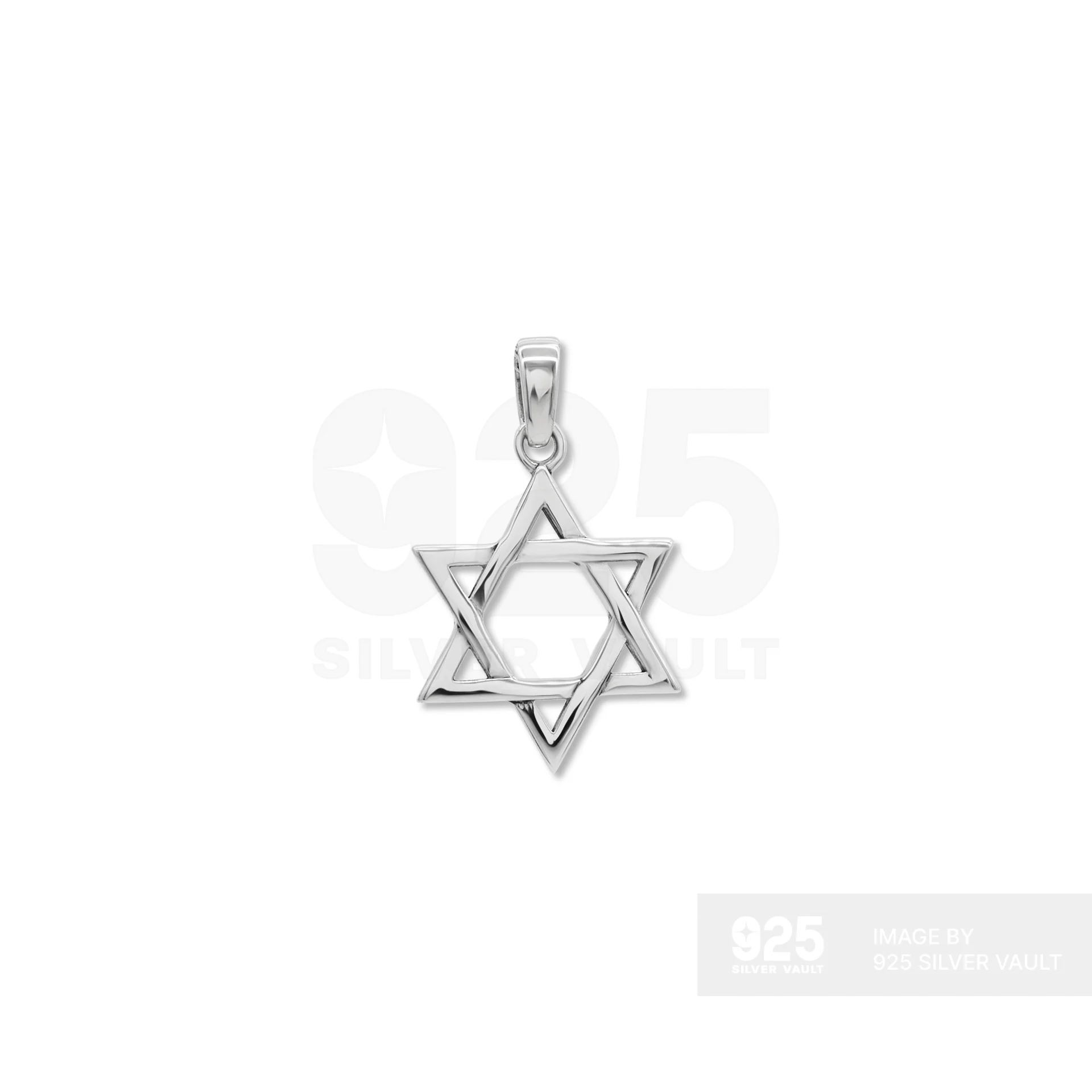 Star of David Silver Pendant