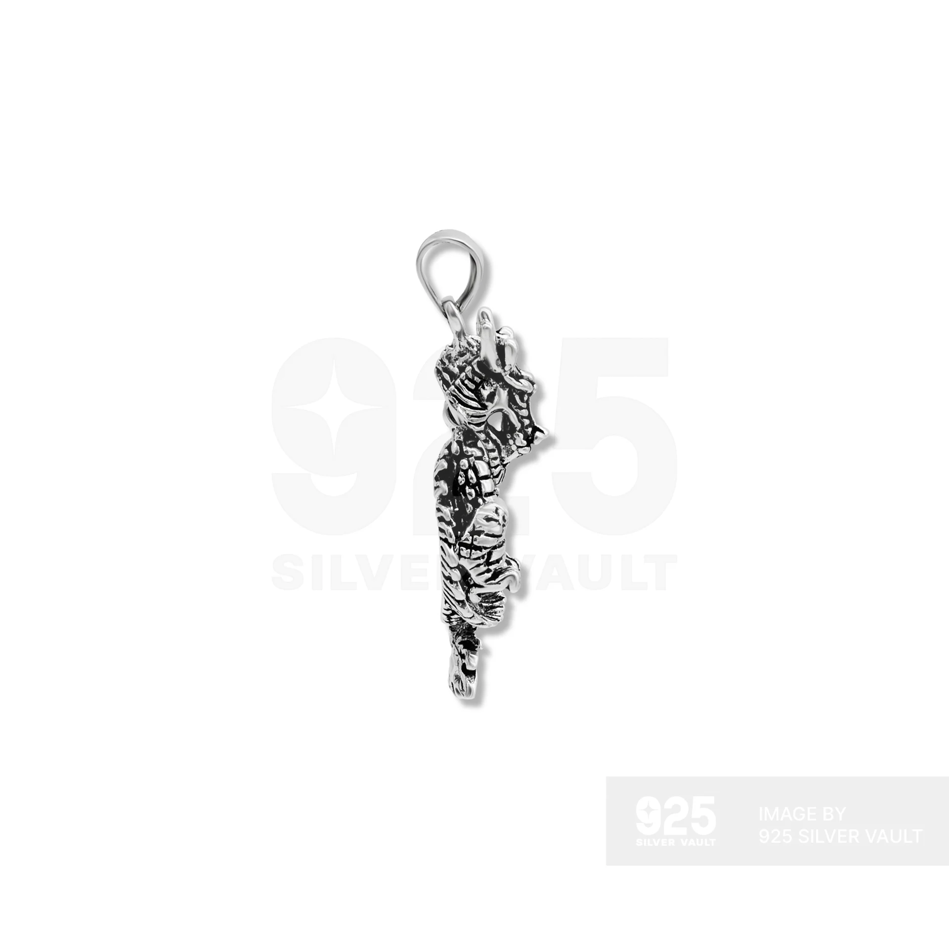 Movable Dragon Silver Pendant - Image 3