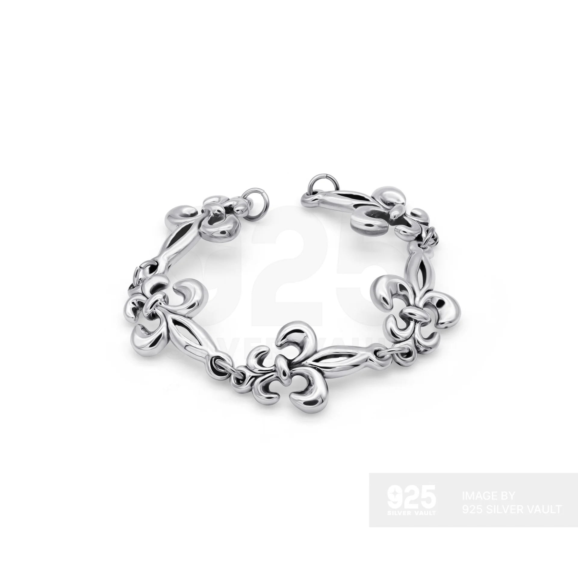 Fleur-de-Lis Chain Bracelet – French Symbol Design