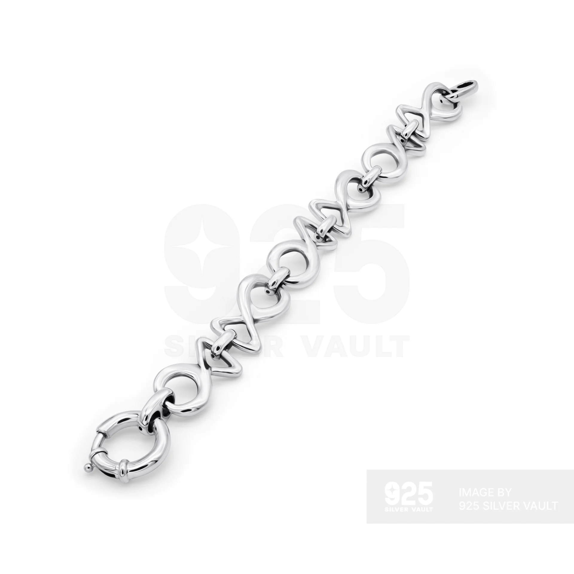 Fish Silhouette Chain Bracelet - Image 2