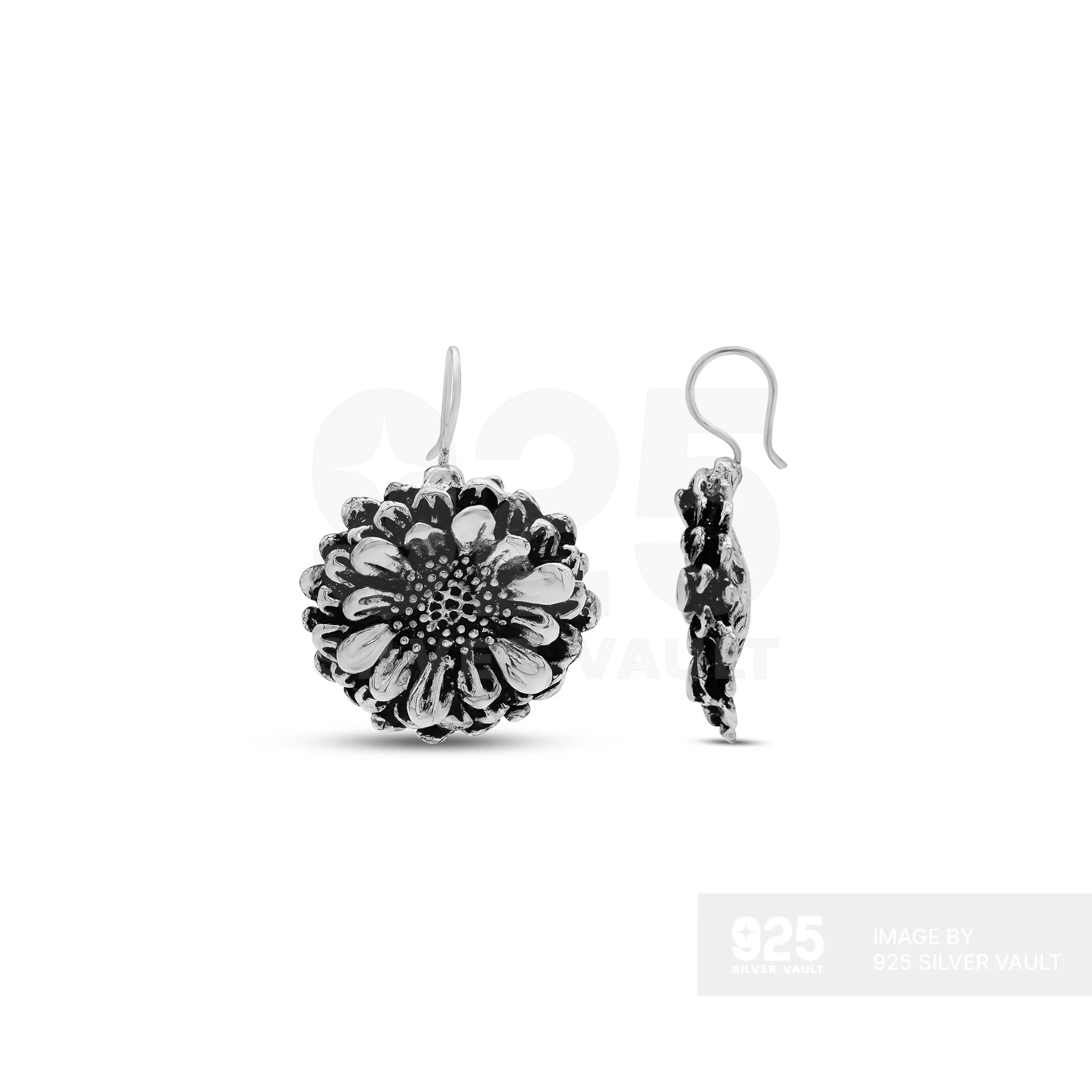 Sunflower Drop Earrings