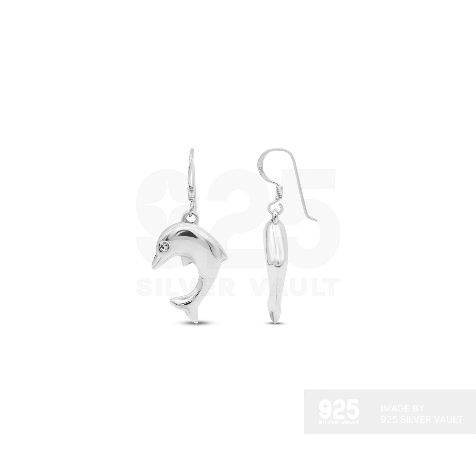 Dolphin Drop Earrings