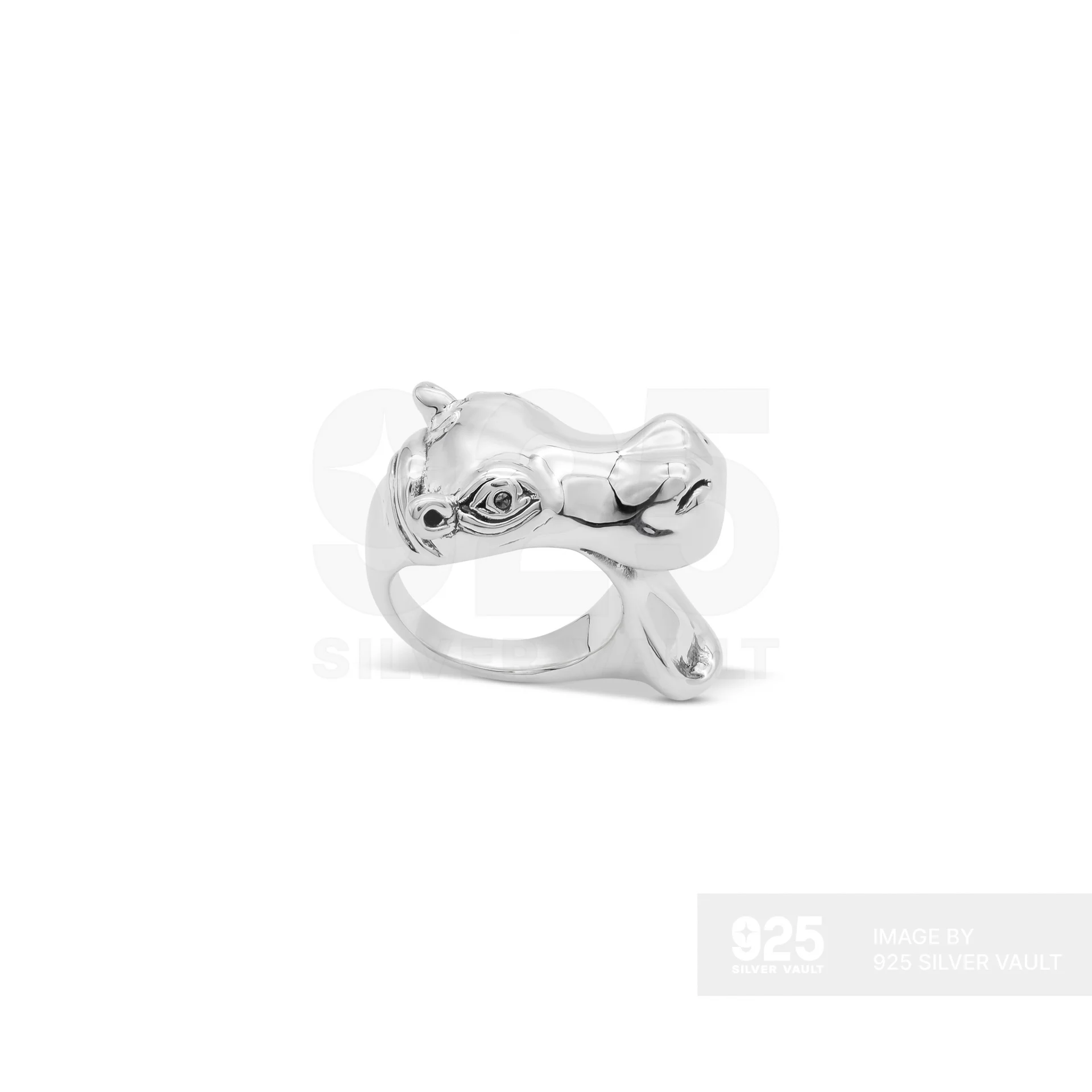 Hippopotamus Head Ring