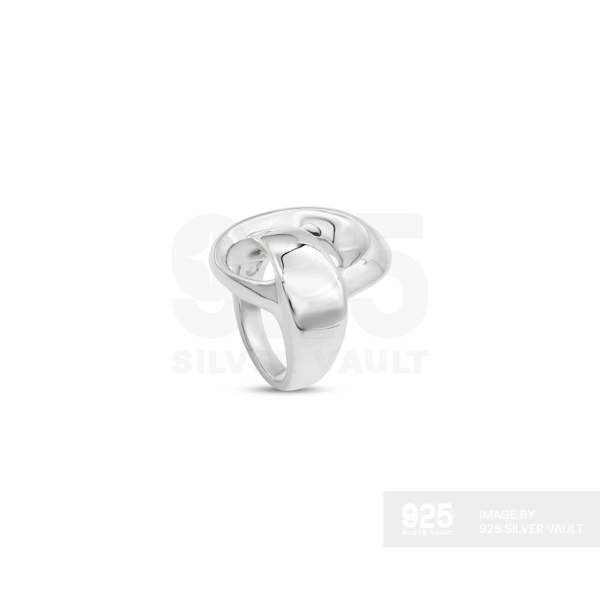 Interlocking Circle Ring - Image 2