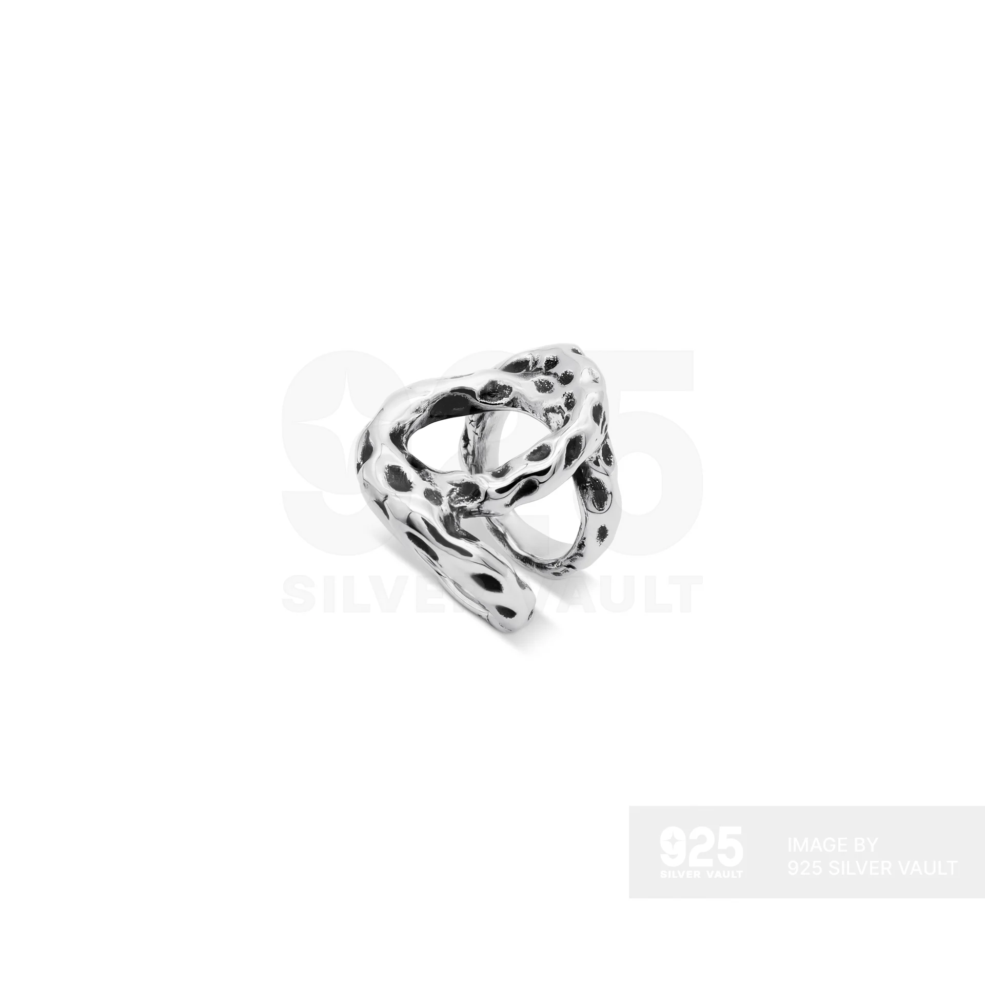 Coiled Pitted Texture Ring - Image 2