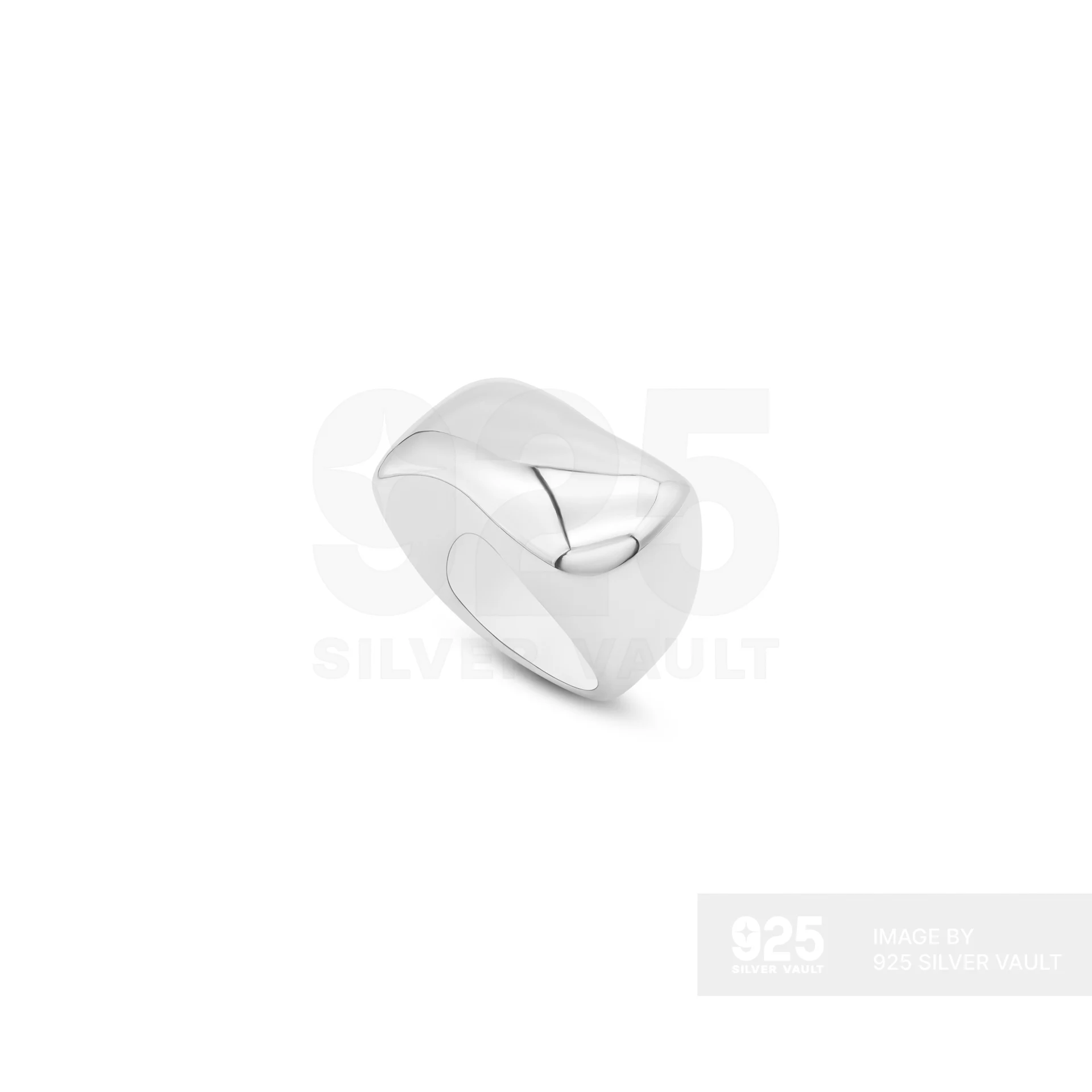 Wide U-Curve Ring - Image 2