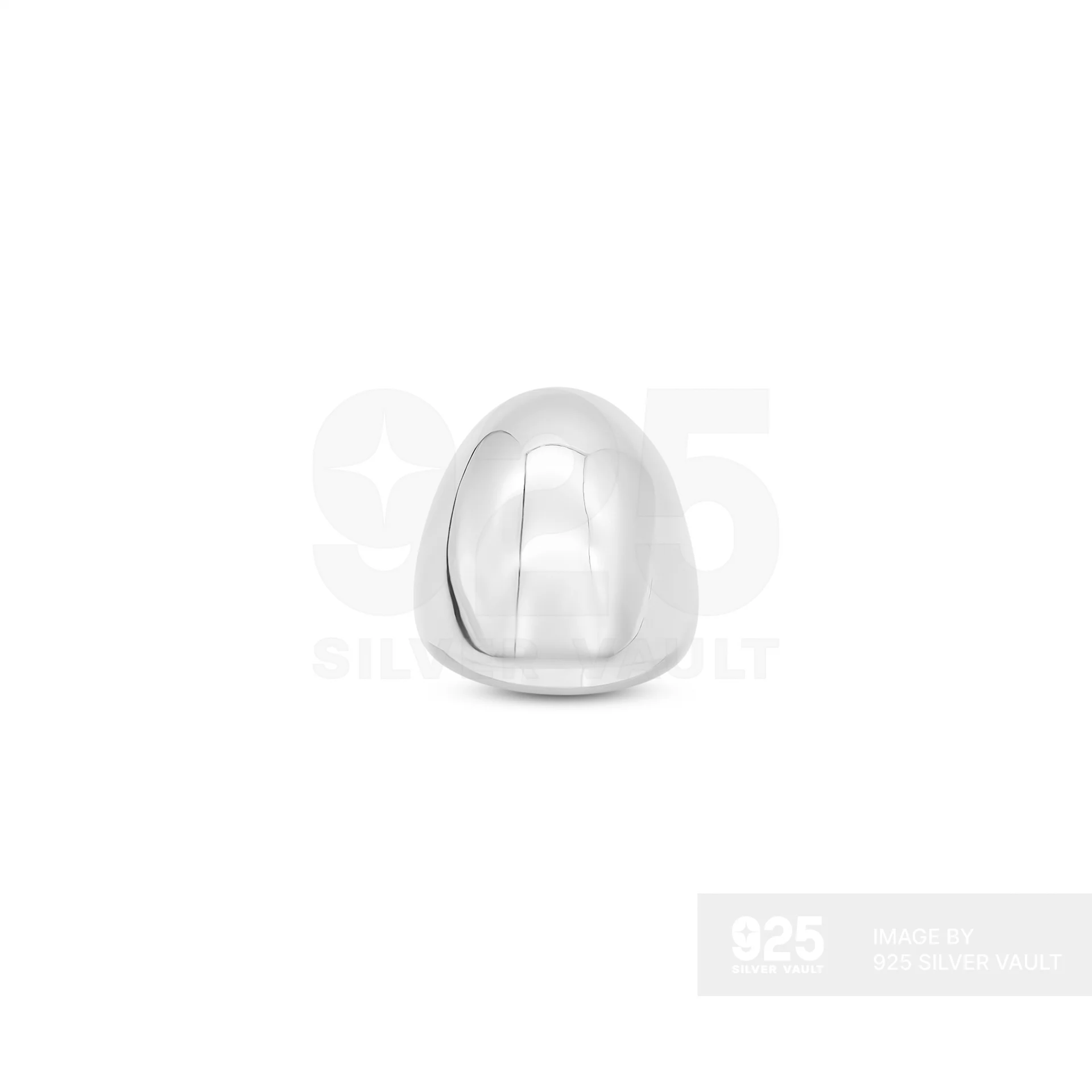 Large Smooth Oval Dome Ring