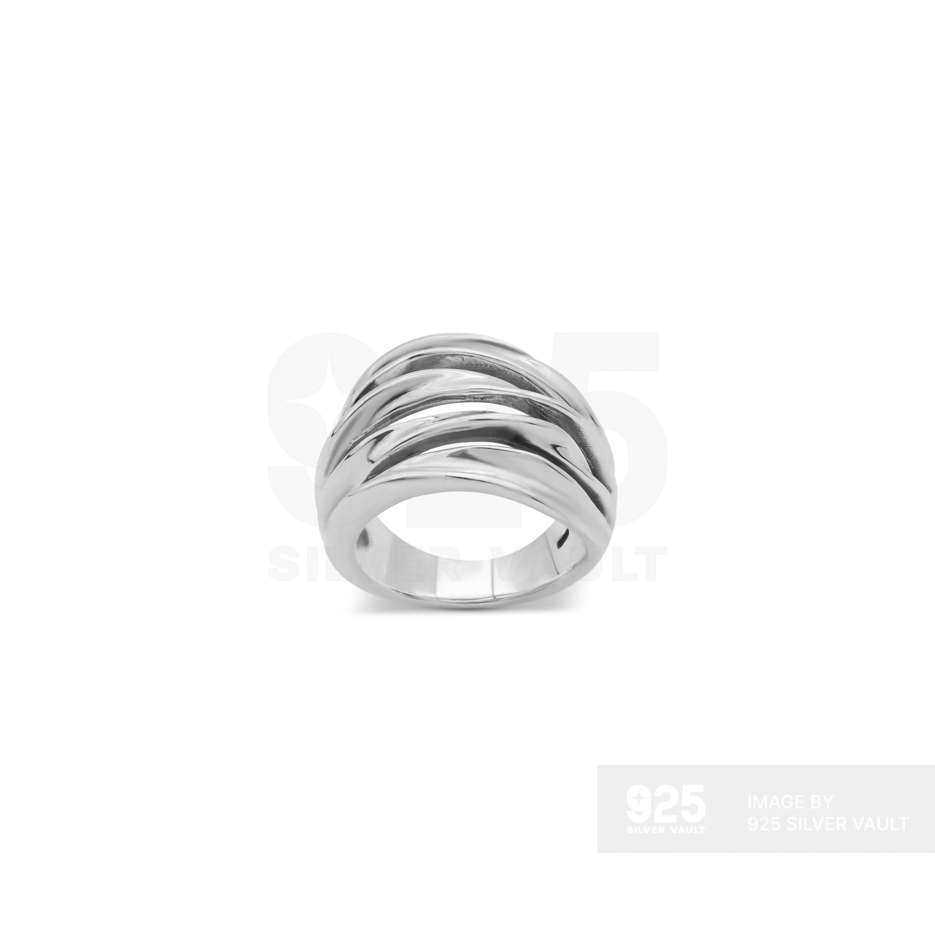 Intertwined Band Ring