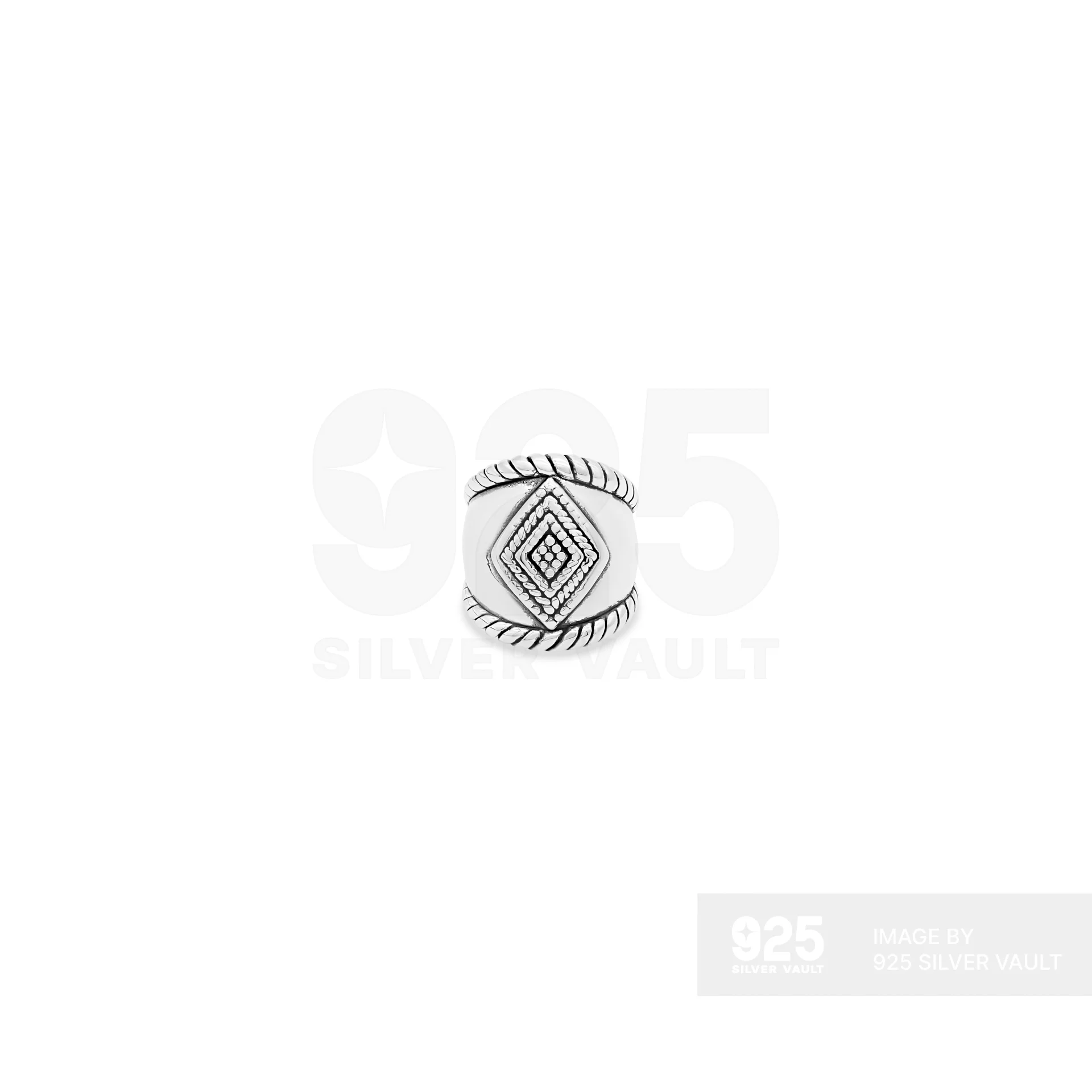 Nested Diamond Rope Band Ring - Image 3