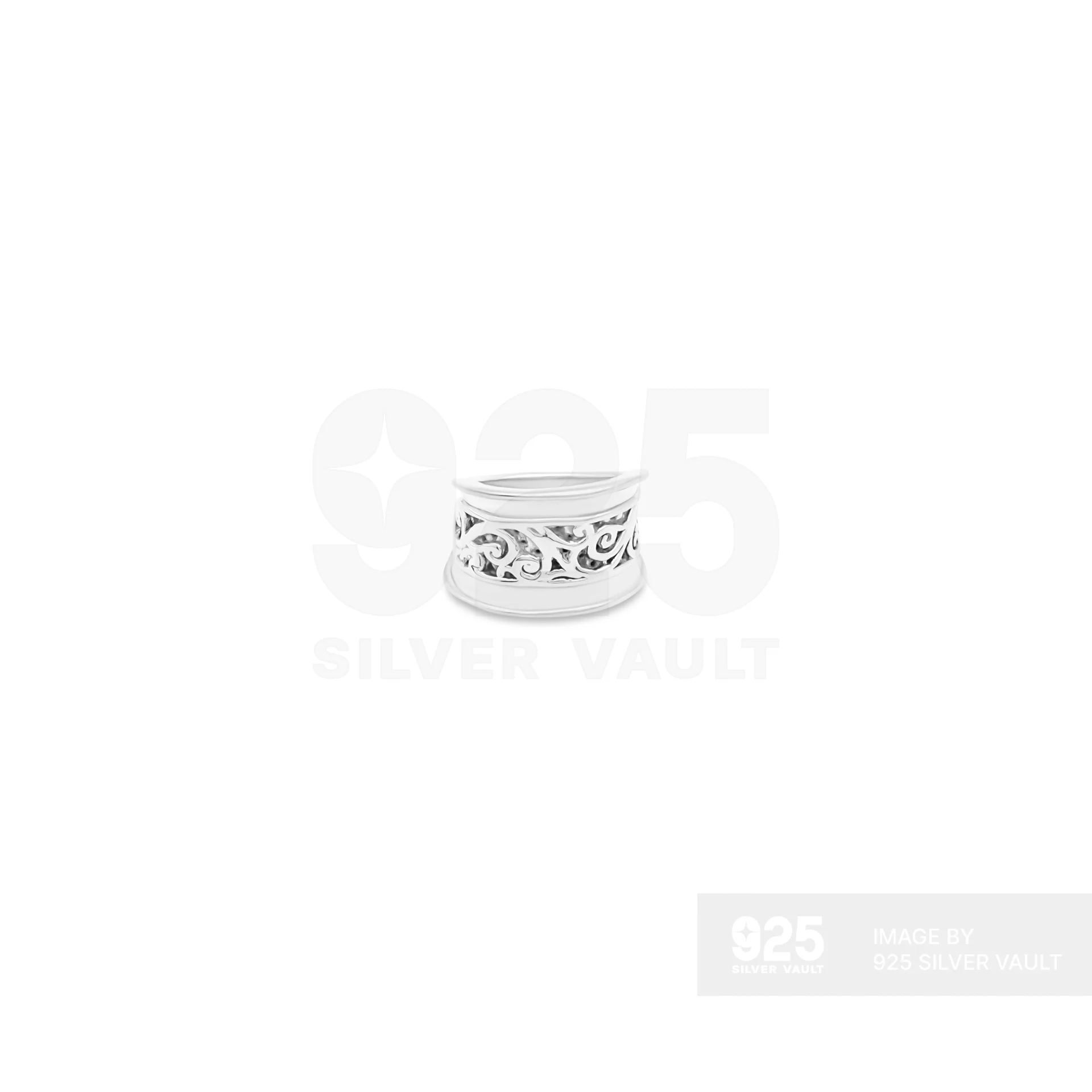 Arabesque Filigree Band Ring - Image 3