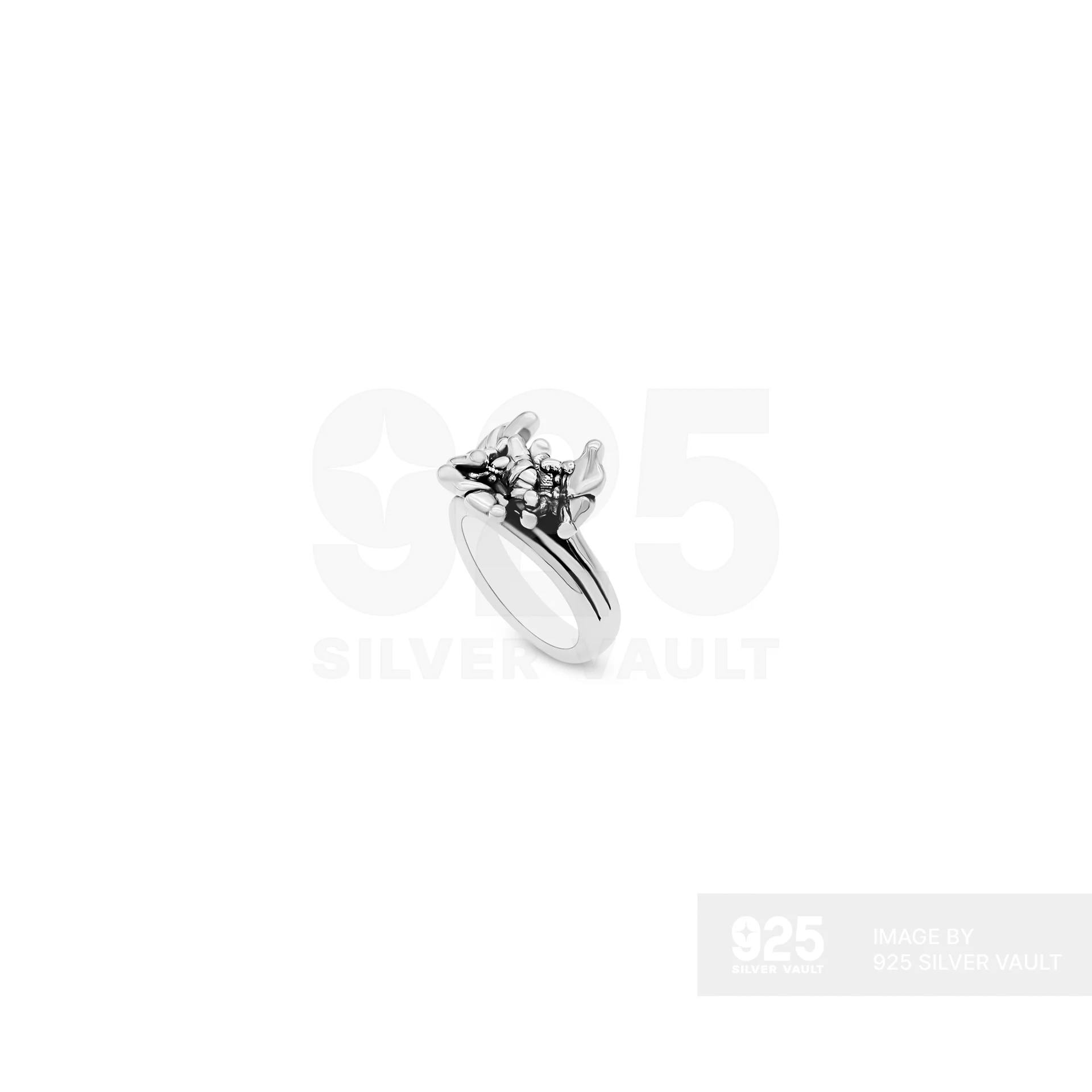 Wild Flower Cluster Ring - Image 2