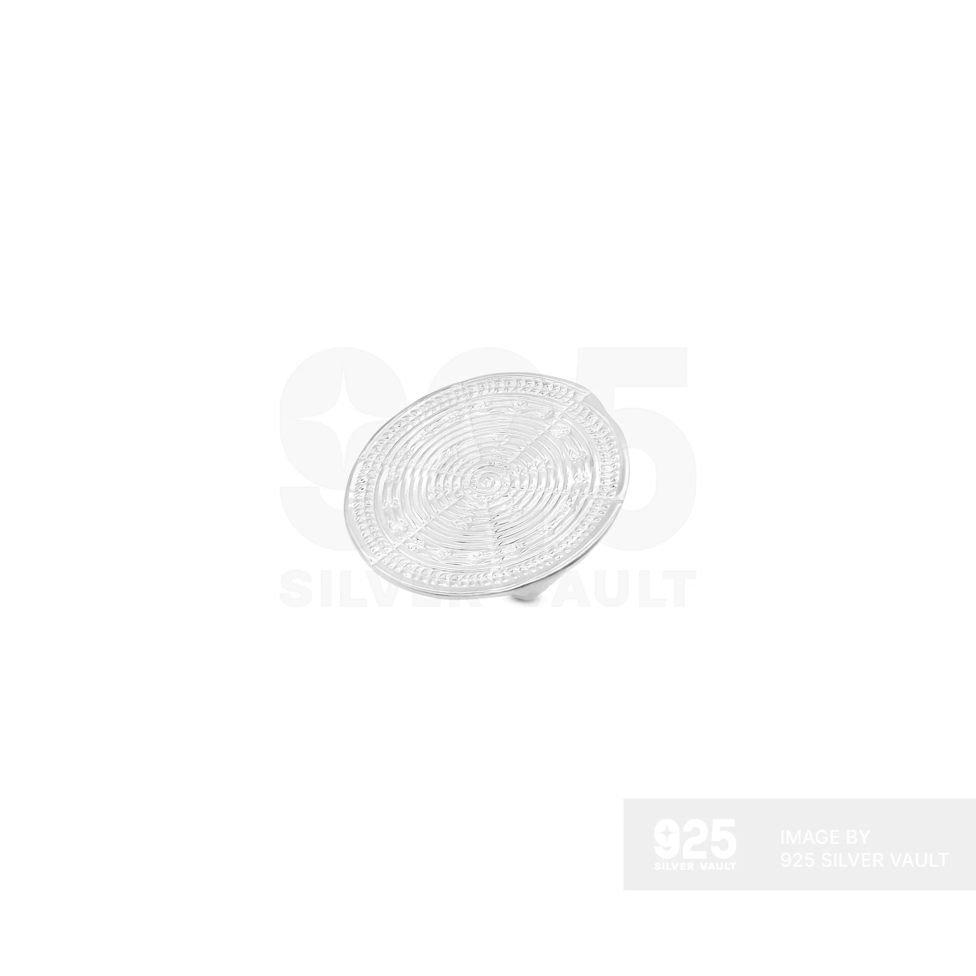 Labyrinth Spiral Disc Ring - Image 2