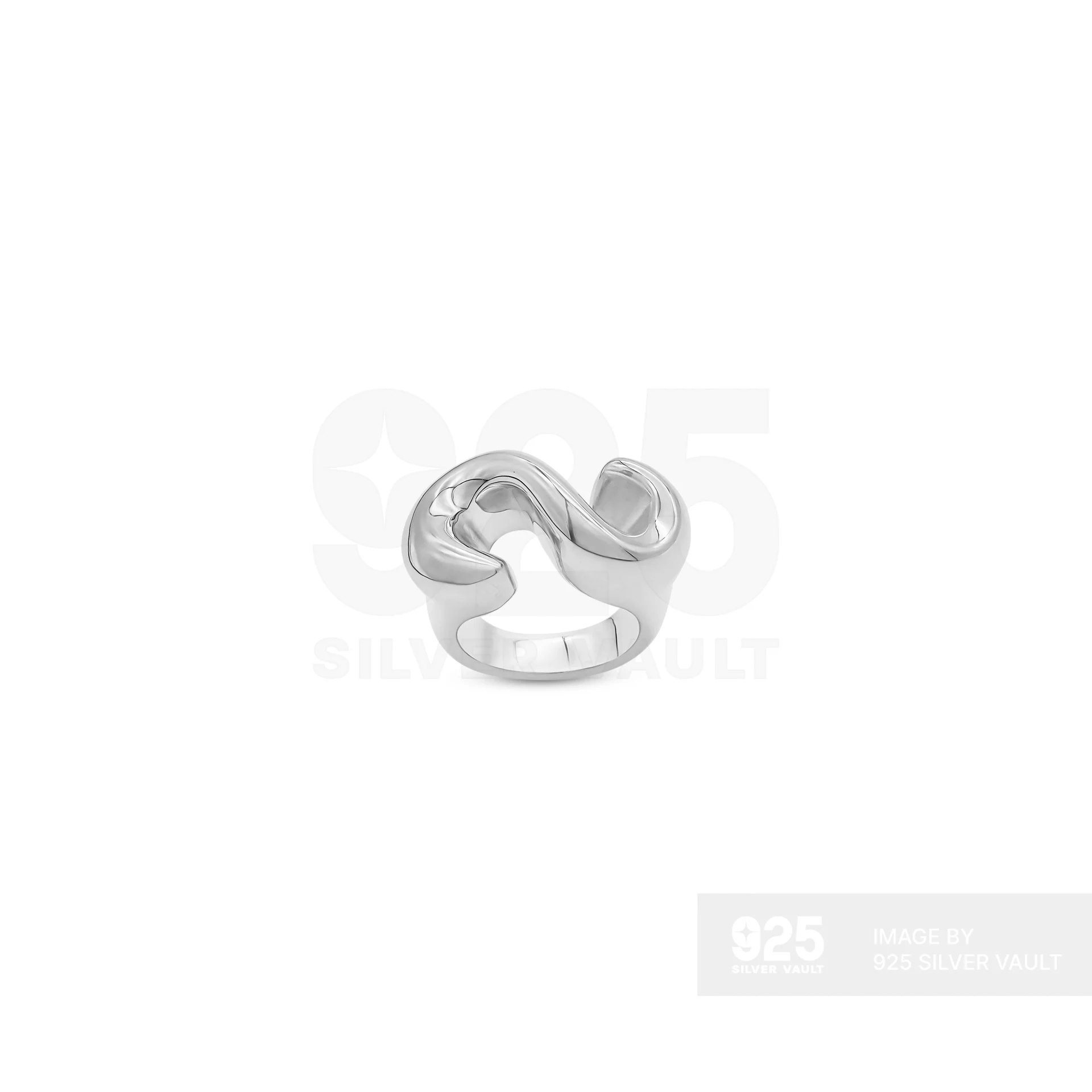 S-Wave Open Form Ring