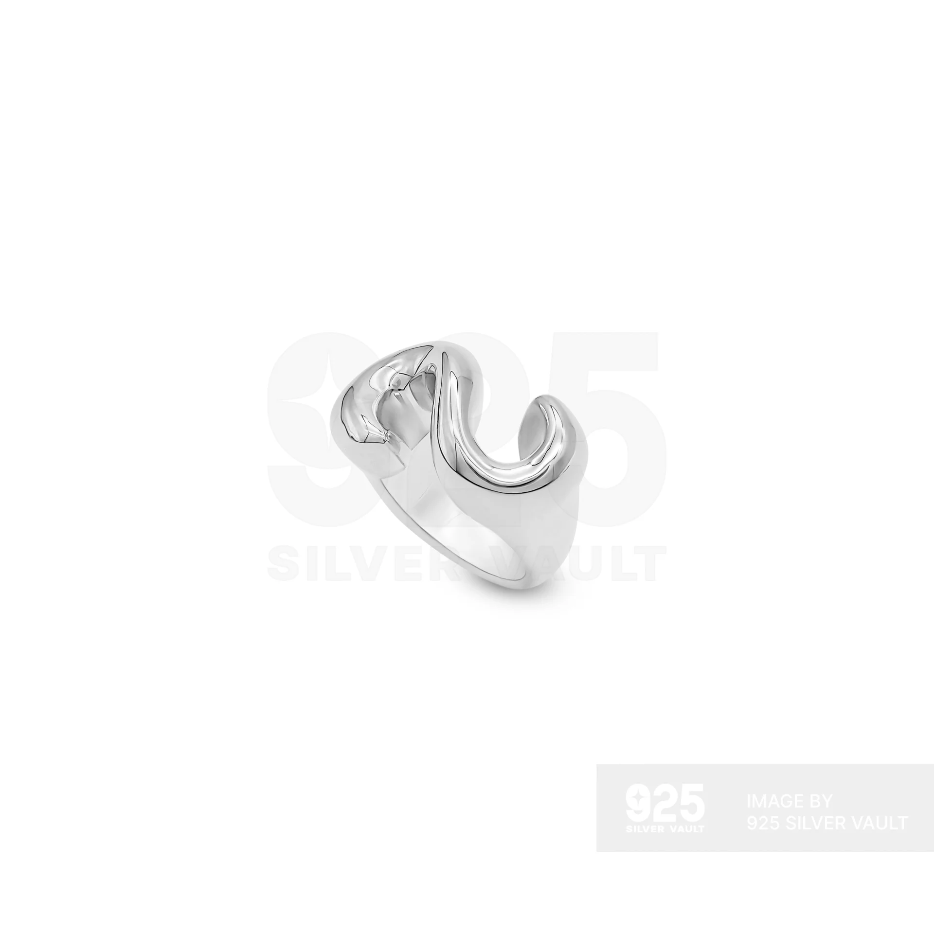 S-Wave Open Form Ring - Image 2