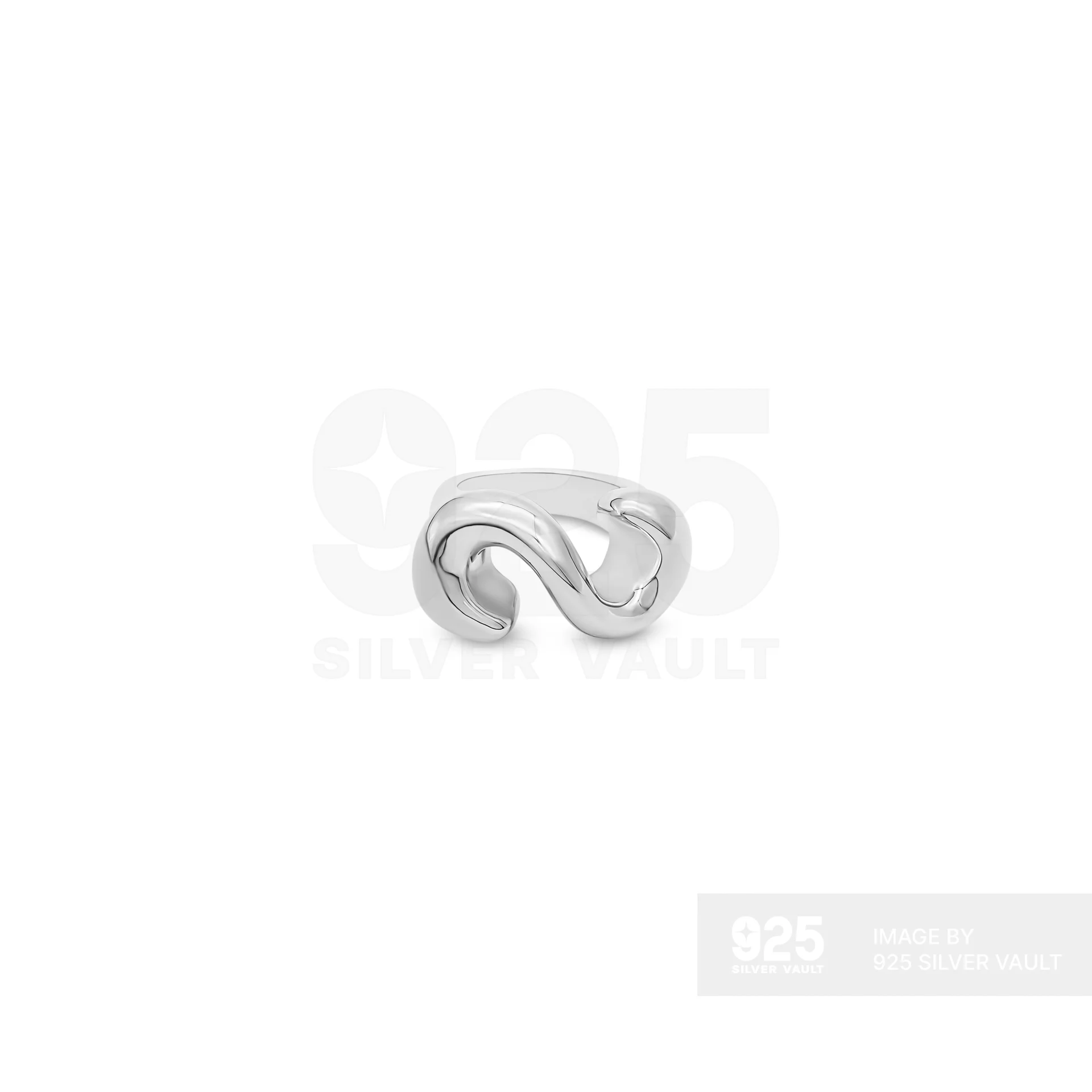 S-Wave Open Form Ring - Image 3