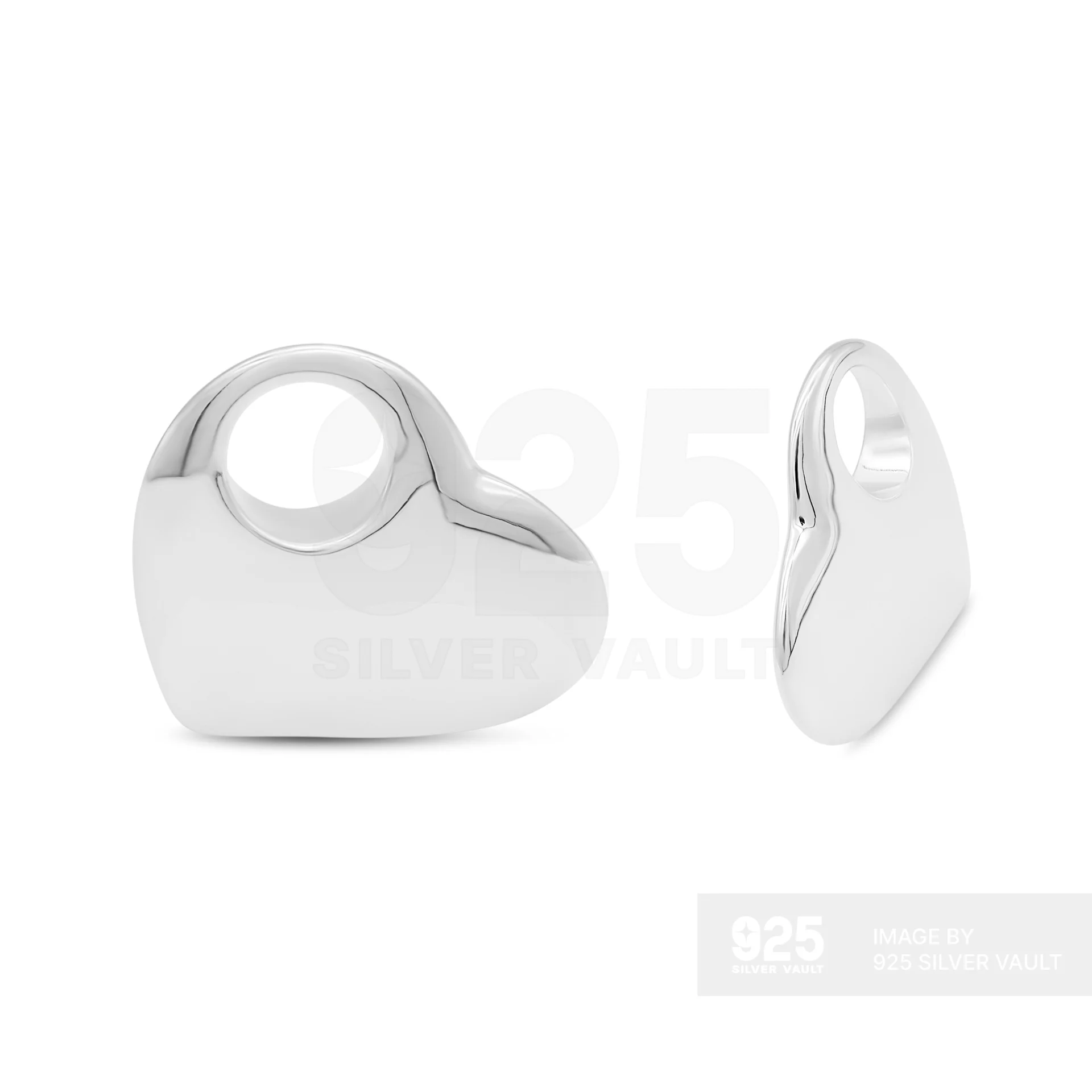 Heart with Circle Cutout Pendant
