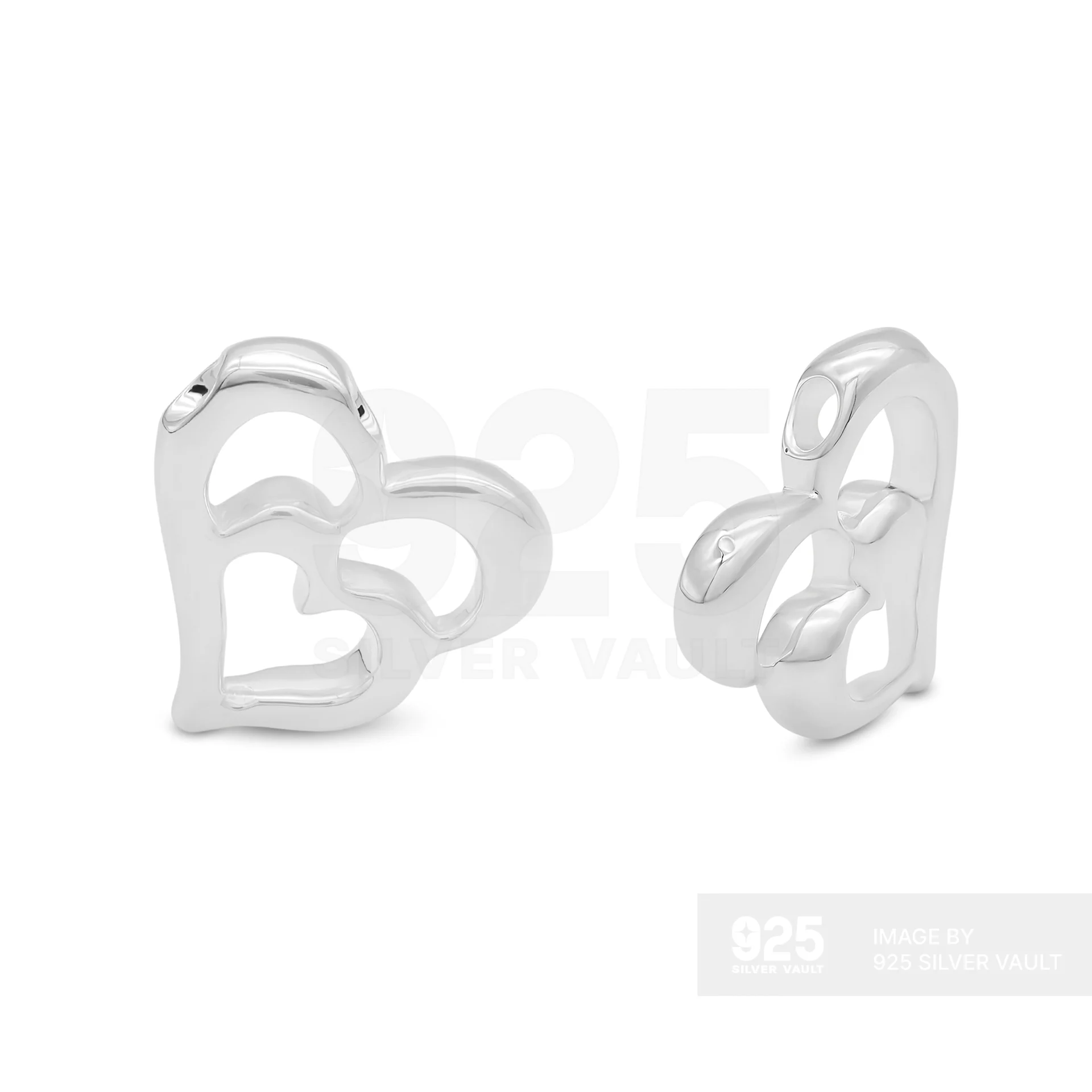 Double Nested Heart Pendant