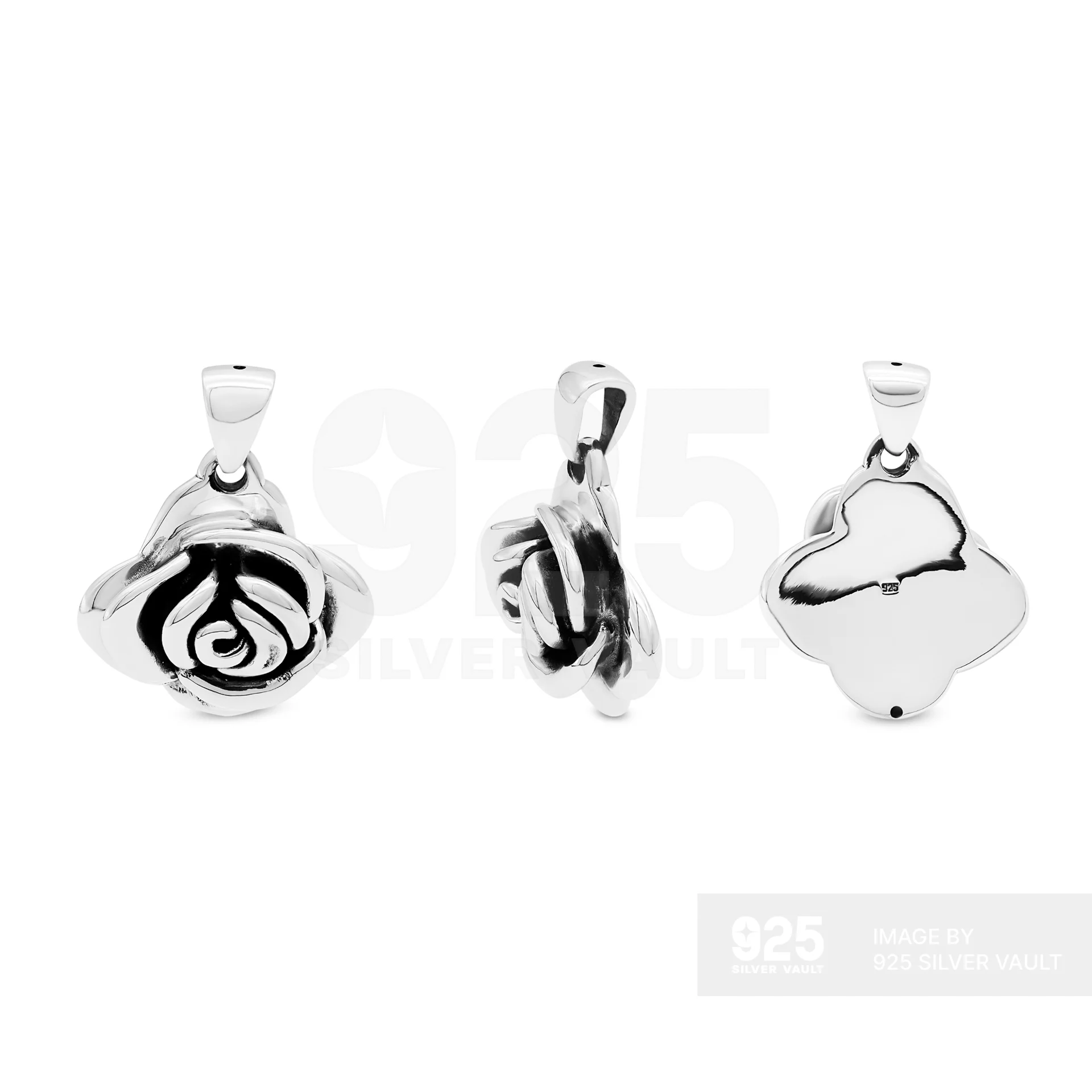 Botanical Rose Pendant