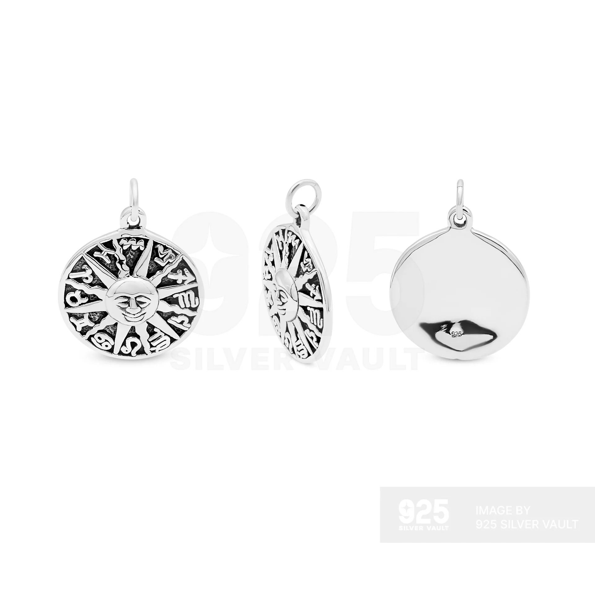 Zodiac Wheel Pendant