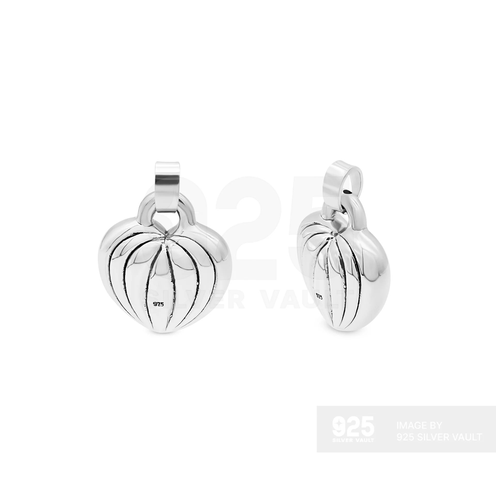 Segmented Heart Pendant