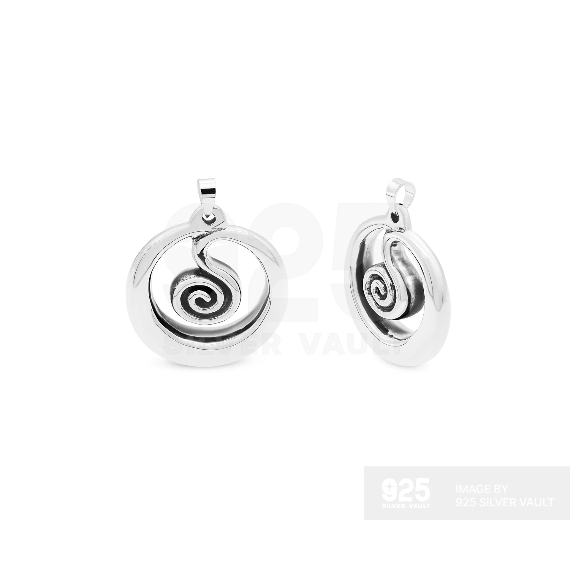 Spiral Disc Pendant